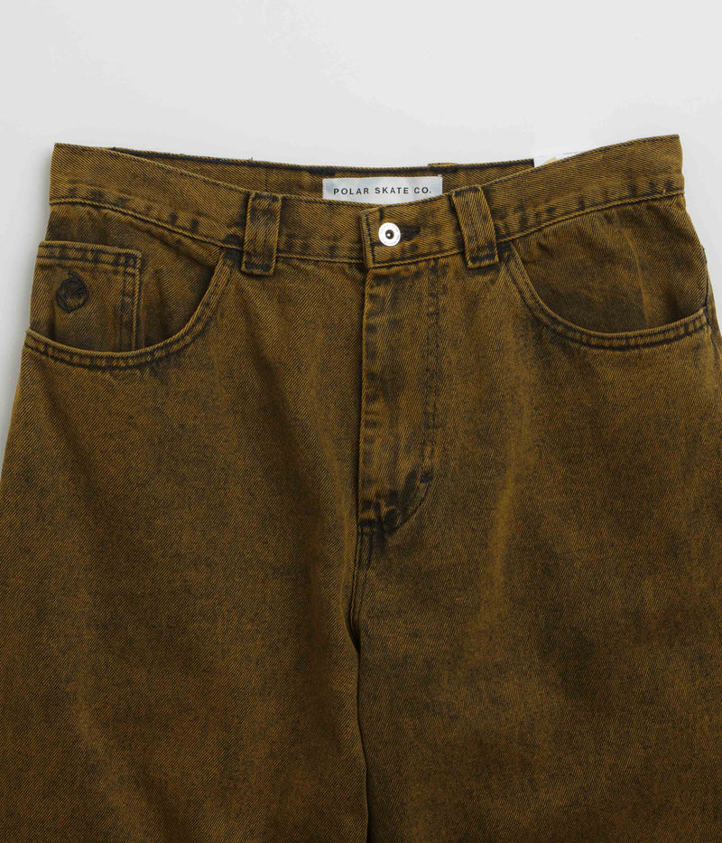 Polar Big Boy Jeans in Yellow Black and Black