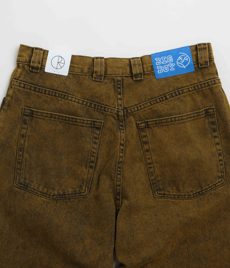 Polar Big Boy Jeans in Yellow Black and Black