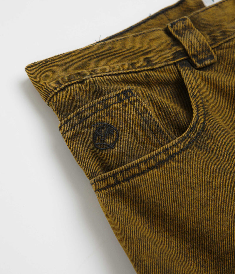 Polar Big Boy Jeans in Yellow Black and Black