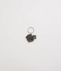Polar Braces Key Chain in Silver and Black