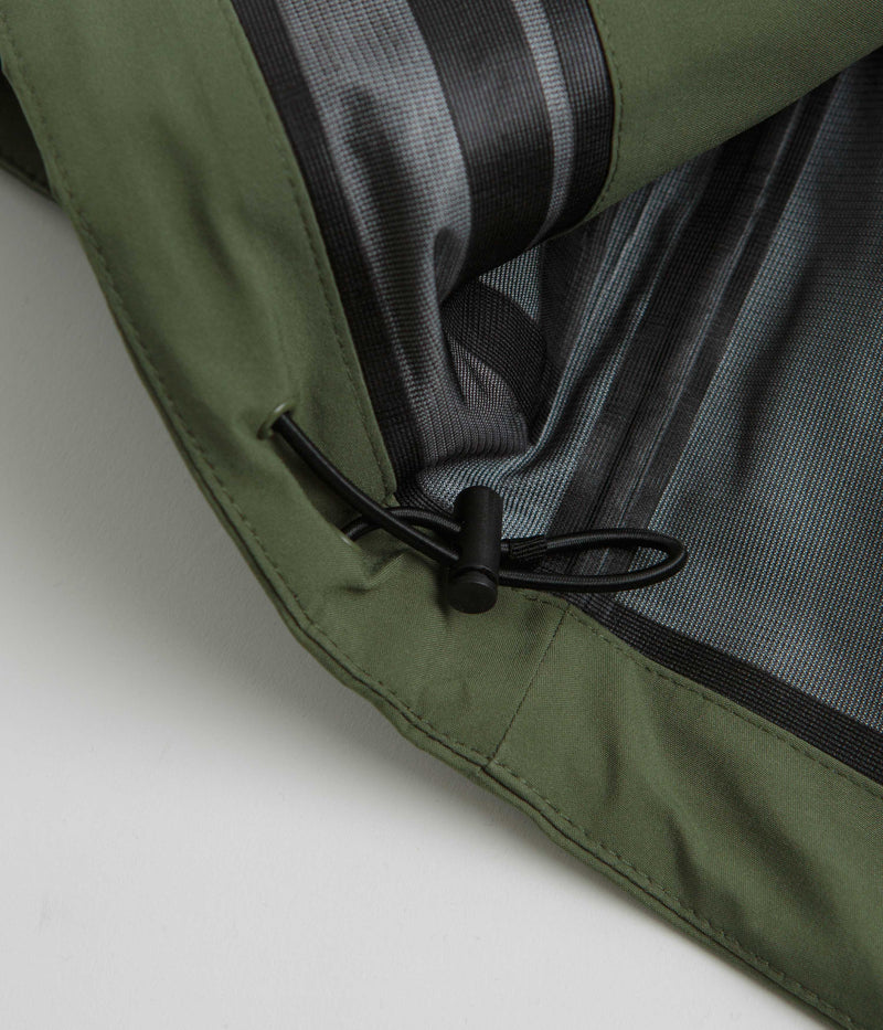 Polar Cargo Shell Jacket in Moss Green