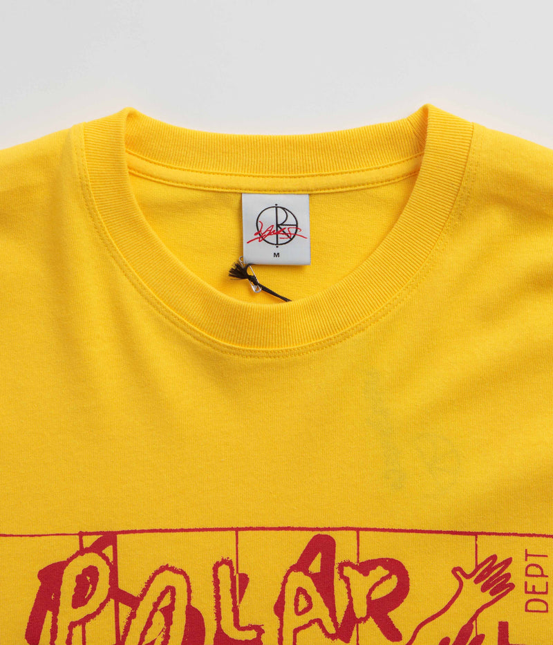 Polar Clubb Inc Long Sleeve T-Shirt in Lemon