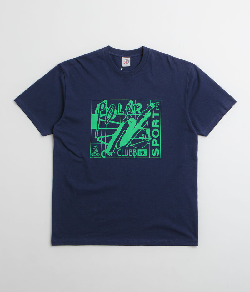 Polar Clubb Inc T-Shirt in Dark Blue