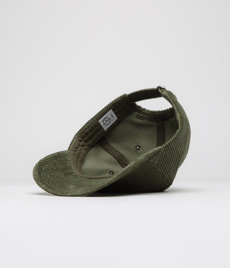 Polar Cord Sai Cap in Uniform Green