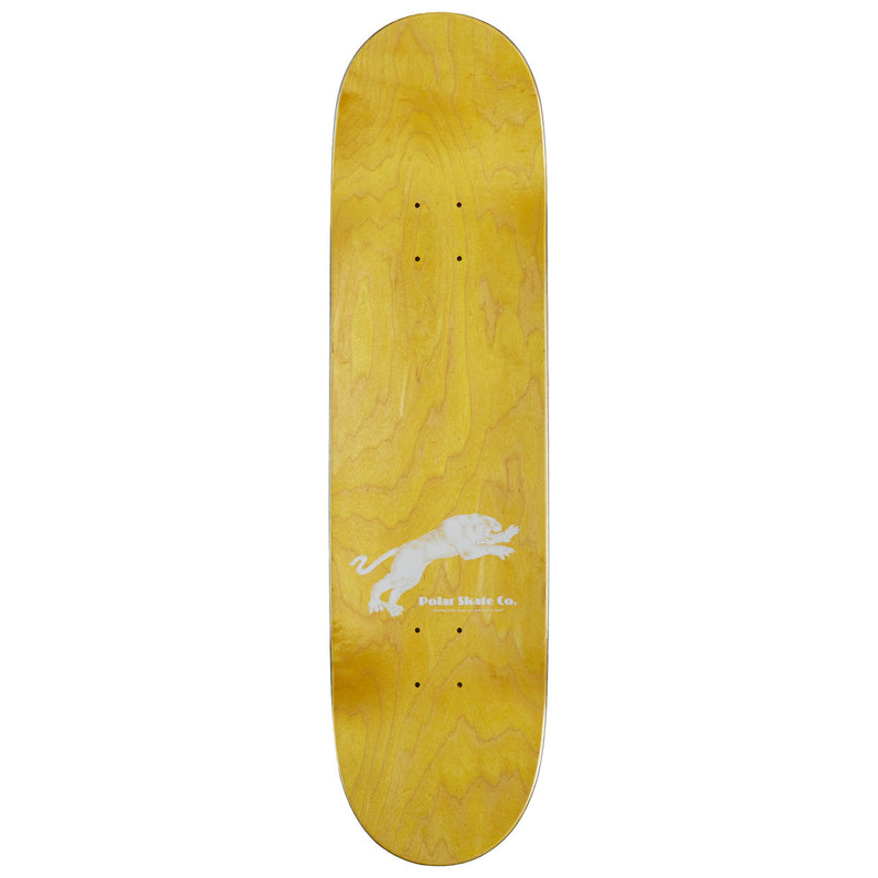 Polar David Stenström Tape & Panther Skateboard Deck - Blue - 8.50"