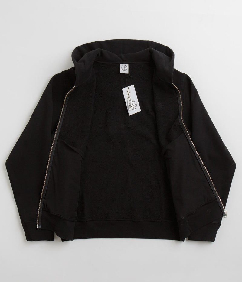 Polar Ed Zip Hoodie in Black