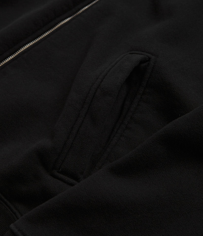 Polar Ed Zip Hoodie in Black