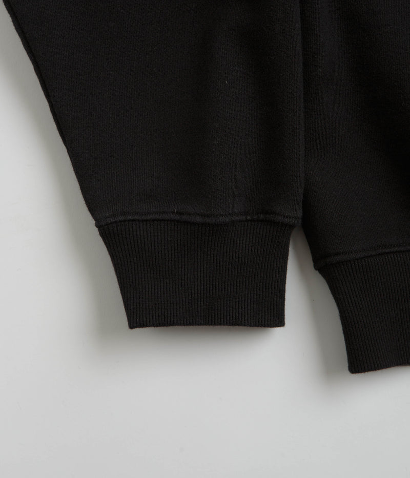 Polar Frankie Half Zip Sweatshirt in Black