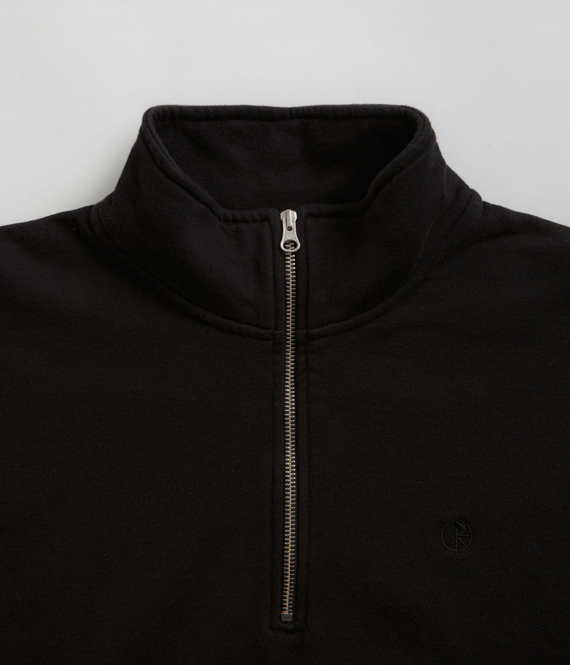Polar Frankie Half Zip Sweatshirt in Black