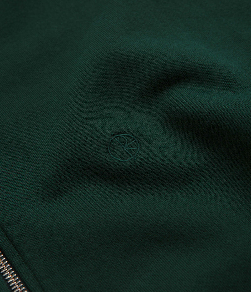 Polar Frankie Half Zip Sweatshirt in Dark Emerald