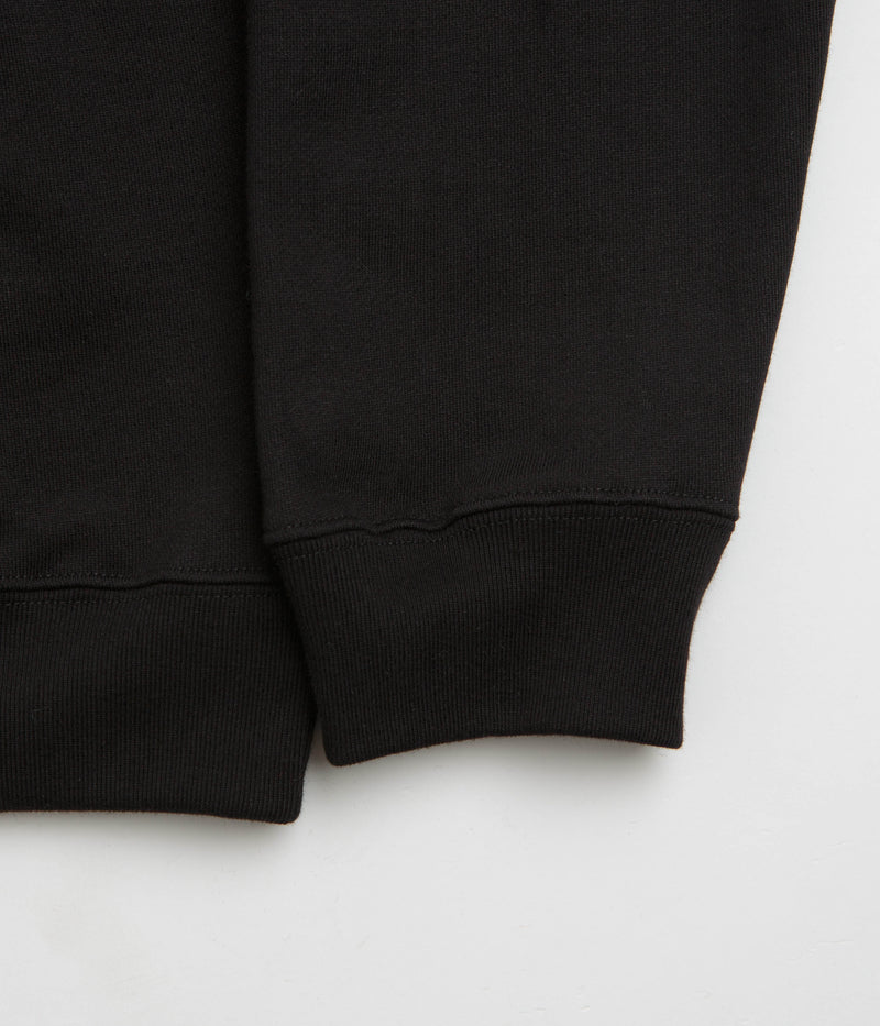 Polar Metal Logo Dave Hoodie in Black