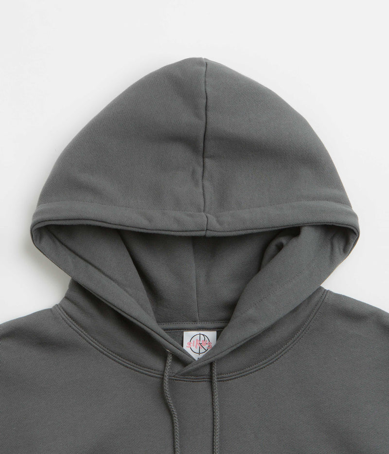 Polar Metal Logo Dave Hoodie in Graphite