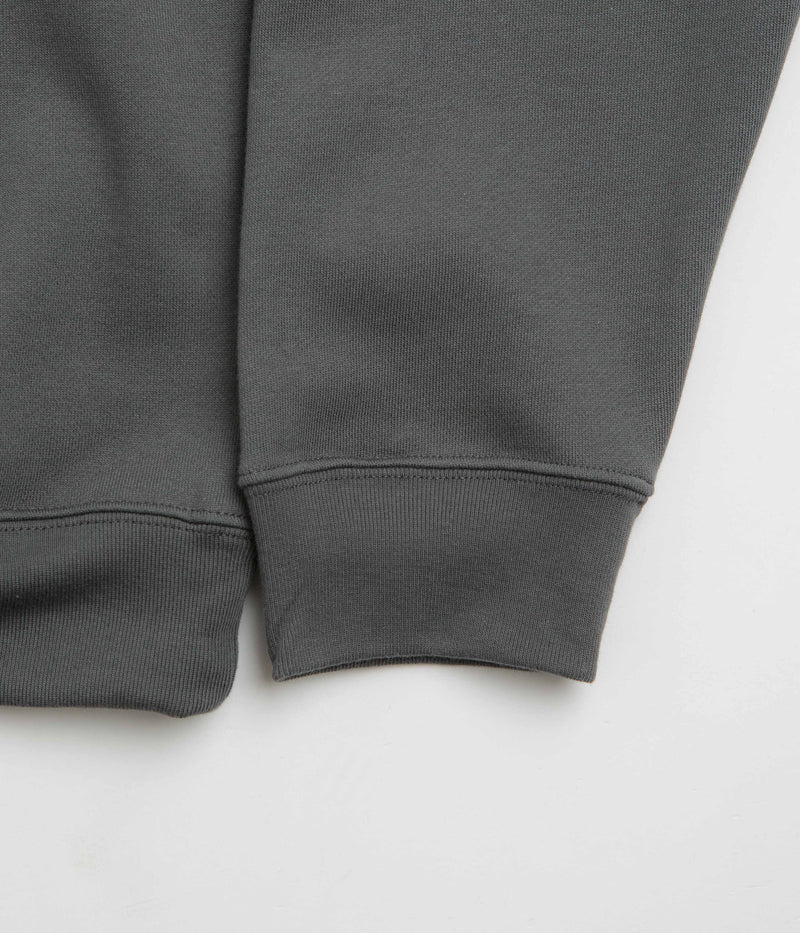 Polar Metal Logo Dave Hoodie in Graphite