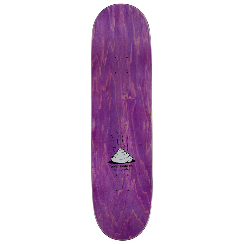 Polar Nick Boserio Useless Wooden Dog Short Skateboard Deck - Yellow - 8.50"