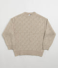Polar P Pattern George Sweatshirt in Sand