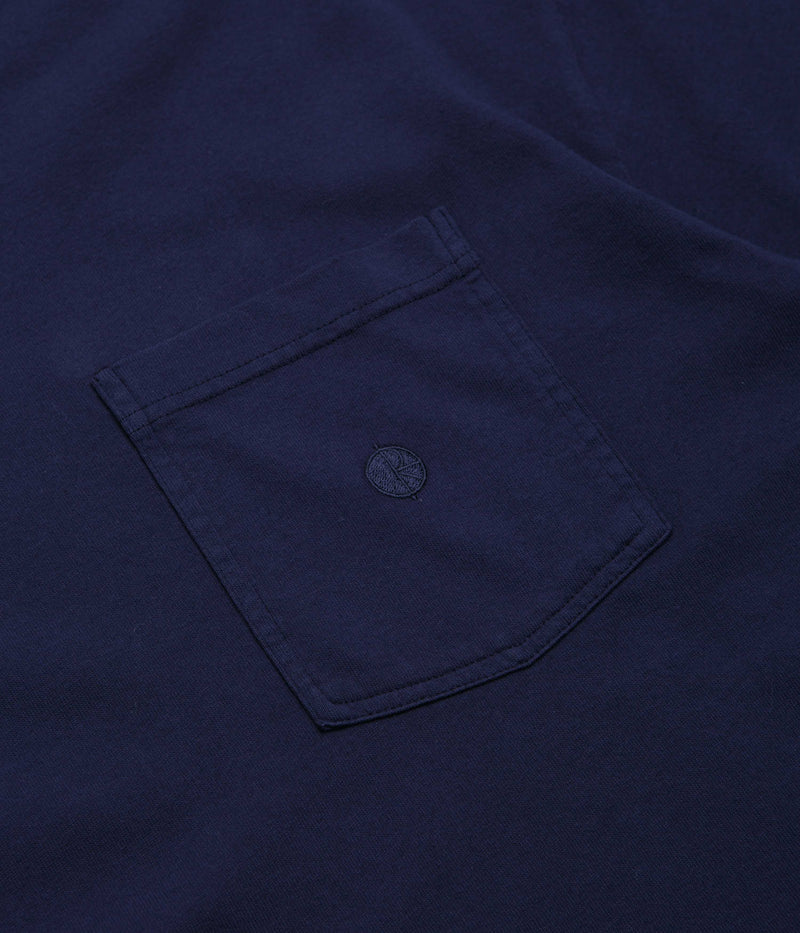 Polar Pocket T-Shirt in Dark Blue and Blue