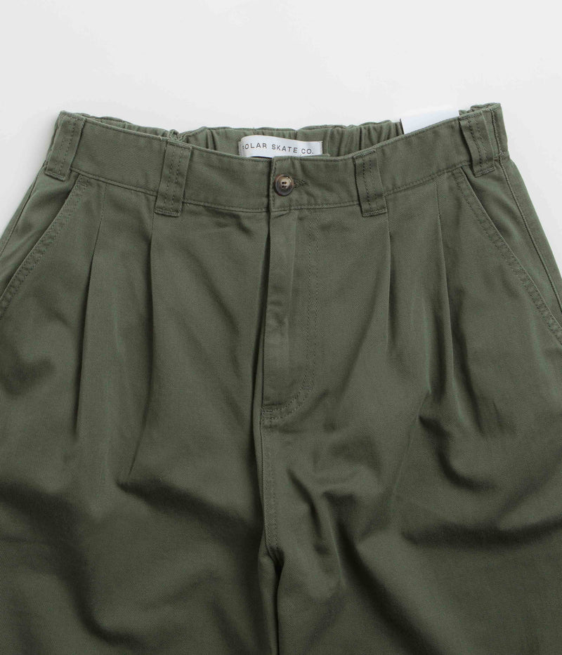 Polar Railway Chinos in Grey Green