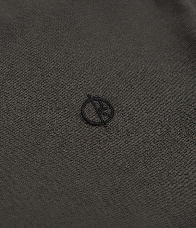 Polar Ringer T-Shirt in Dirty Black and Black