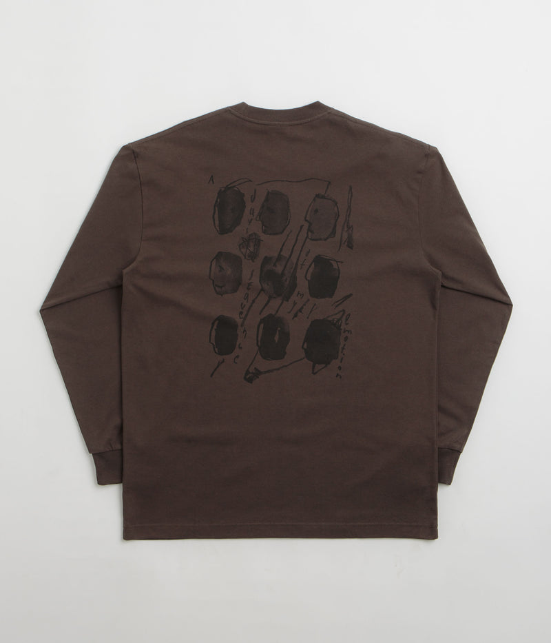 Polar Sequence Long Sleeve T-Shirt in Brown