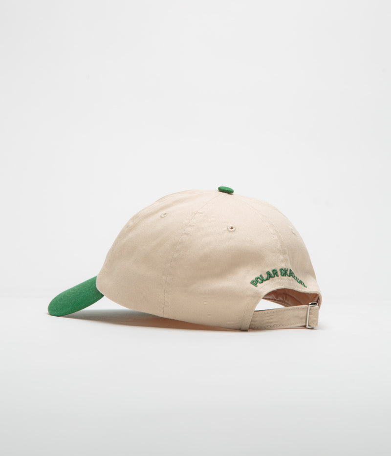 Polar Stroke Logo Sami Cap in Ecru and Green
