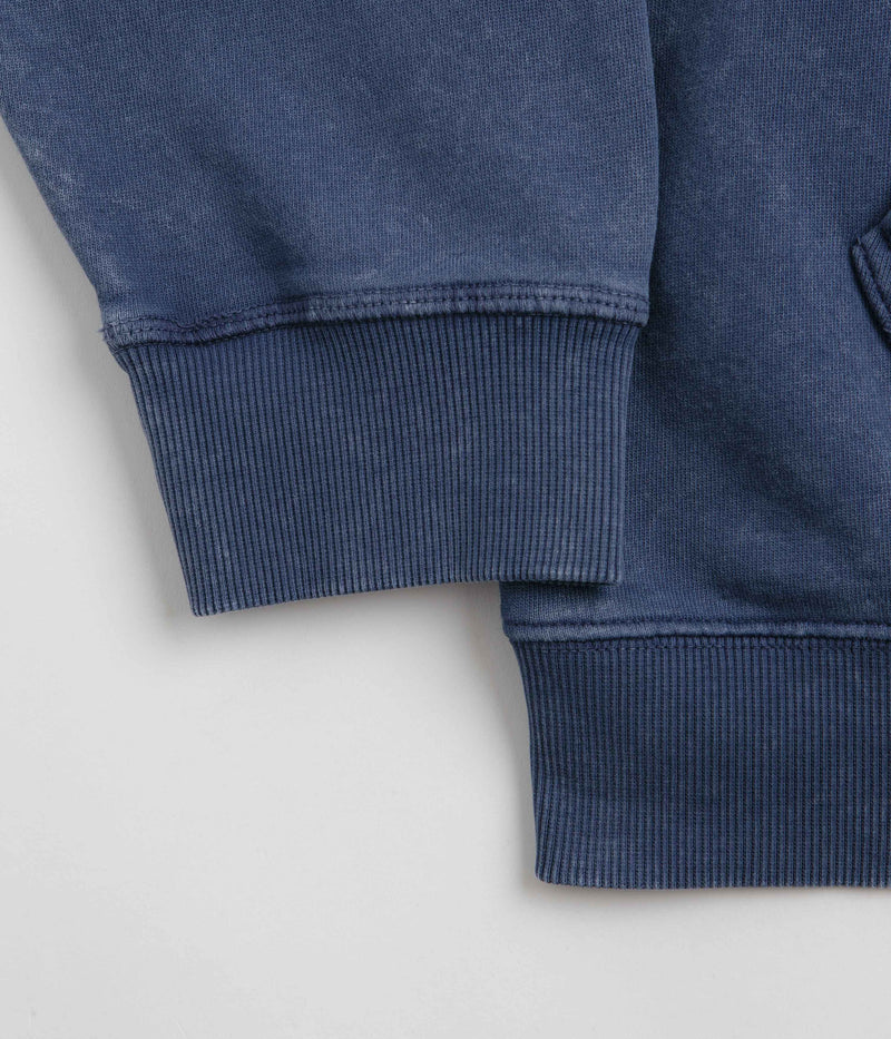 Polar Surf Logo Acid Frank Hoodie in Dark Blue