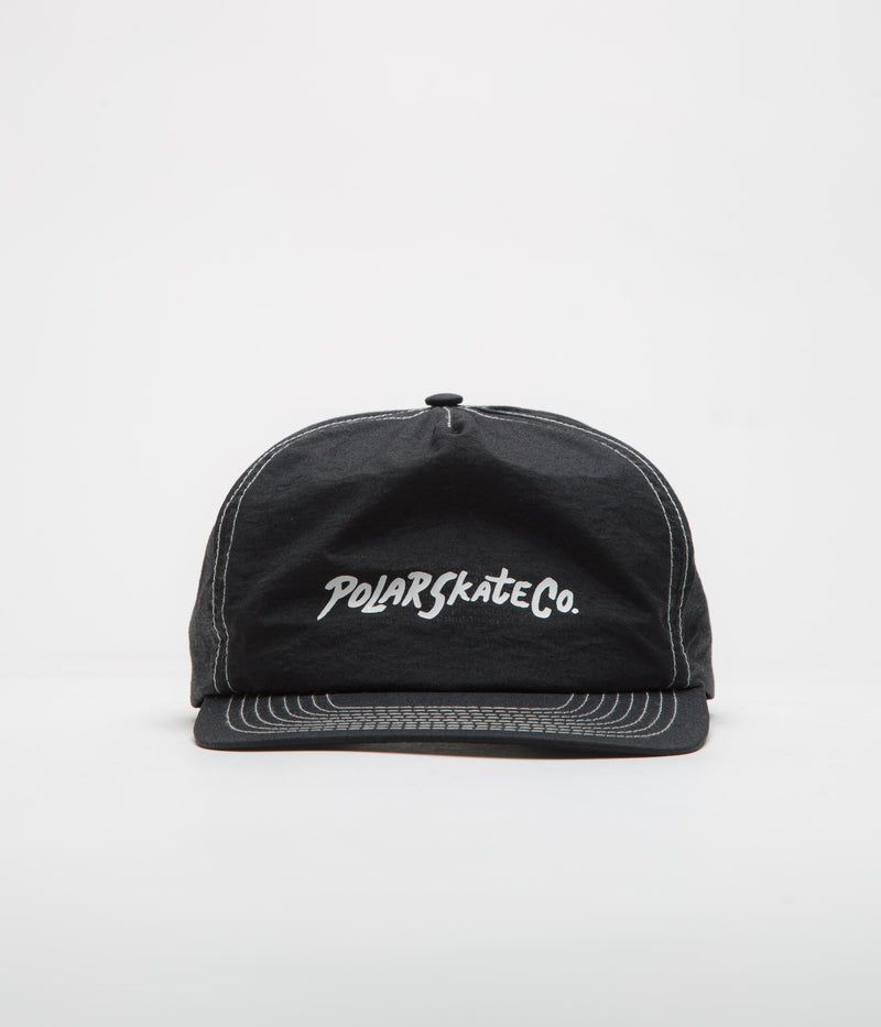 Polar Surf Logo Earl Cap in Black