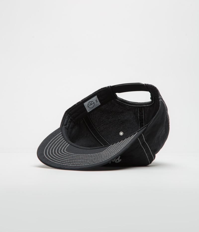 Polar Surf Logo Earl Cap in Black