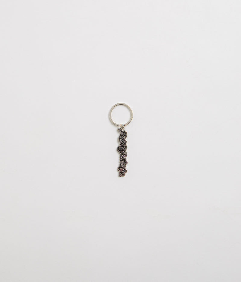 Polar Surf Logo Key Chain in Silver and Black