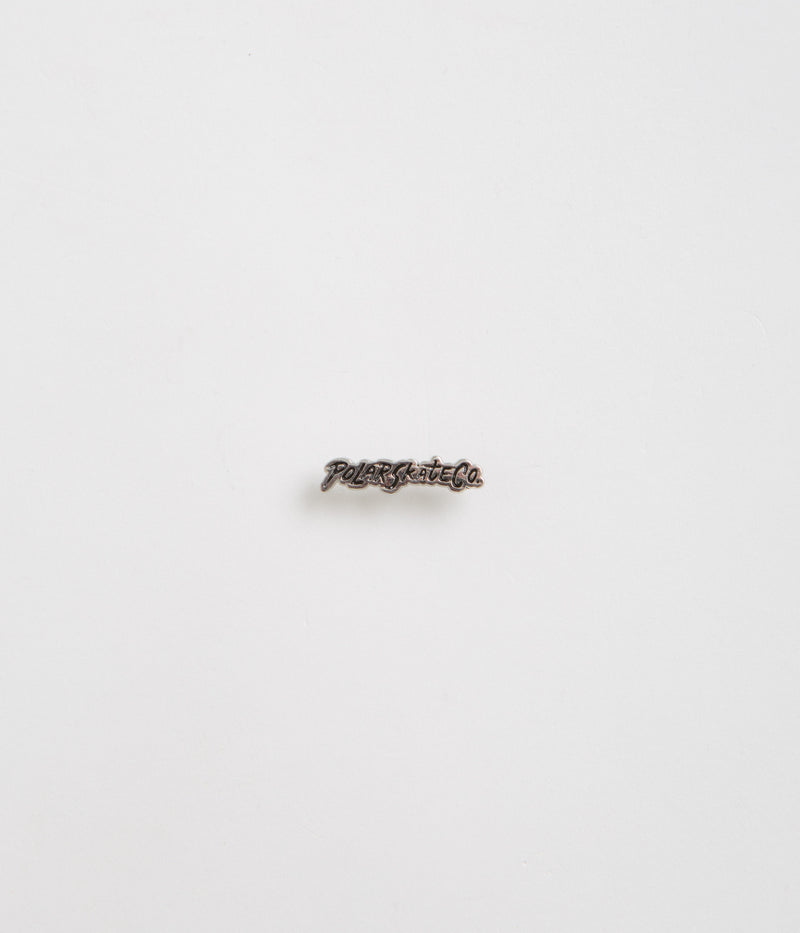 Polar Surf Logo Pin in Silver and Black