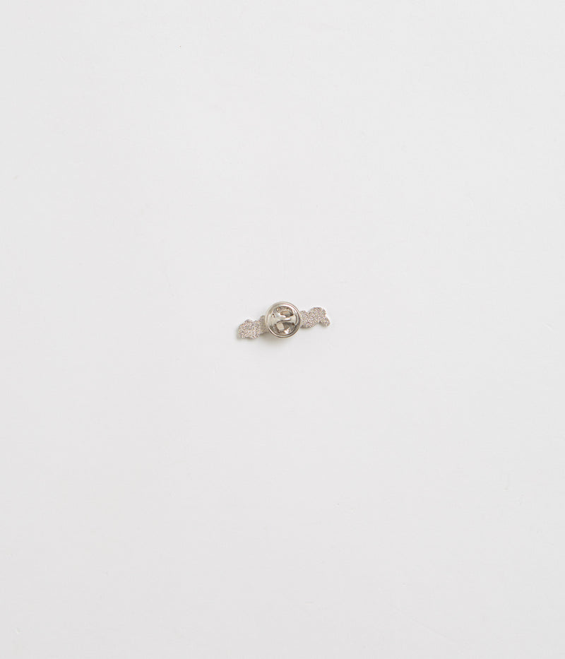 Polar Surf Logo Pin in Silver and Black