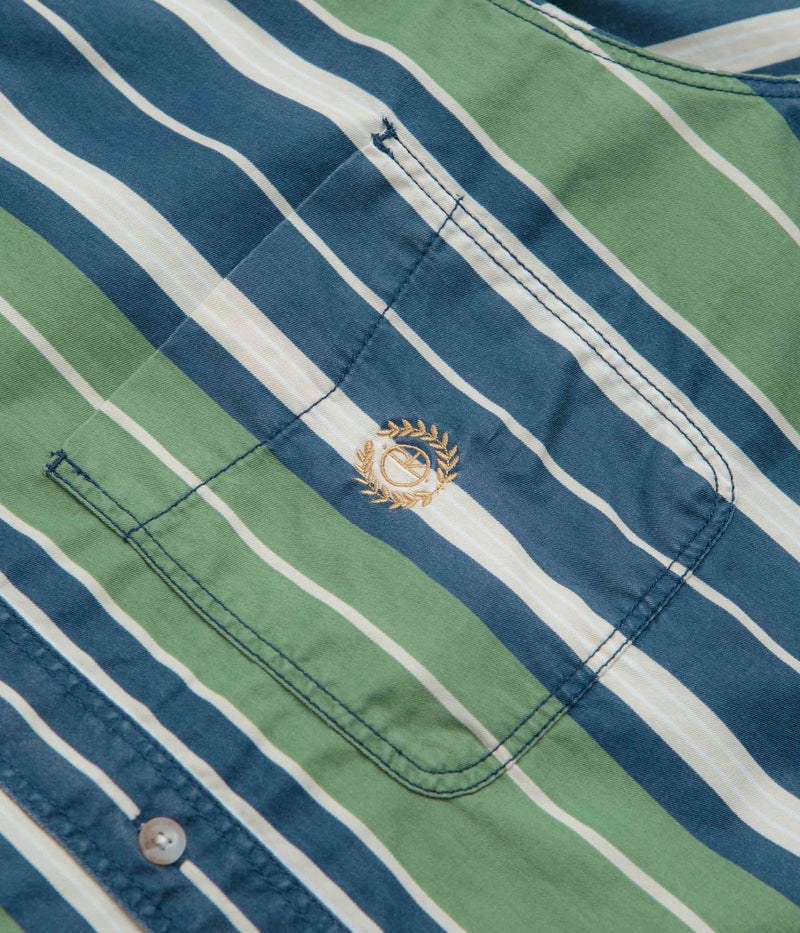 Polar Ted Shirt  in Green and Blue