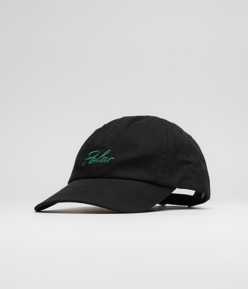 Polar Varsity Logo Sai Cap in Black and Emerald