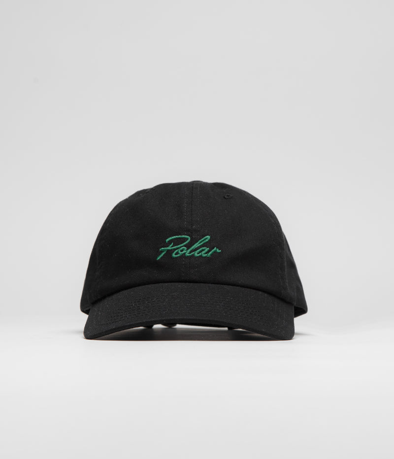 Polar Varsity Logo Sai Cap in Black and Emerald