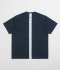 Pop Trading Company Backstripe T-Shirt in Navy