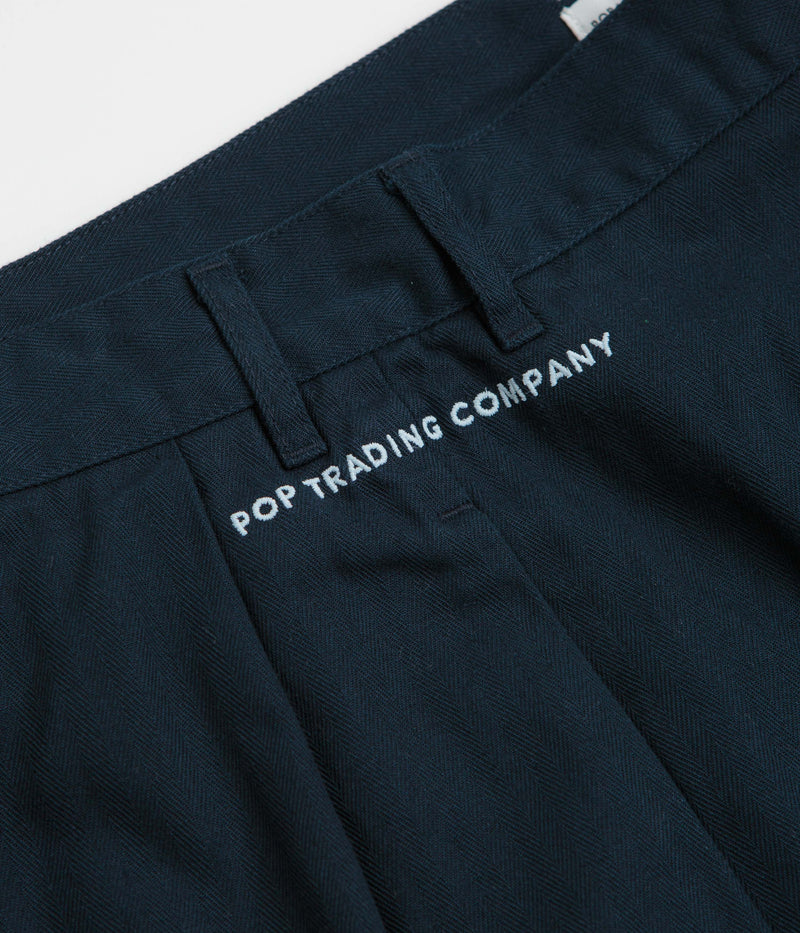 Pop Trading Company Boat Shorts in Navy