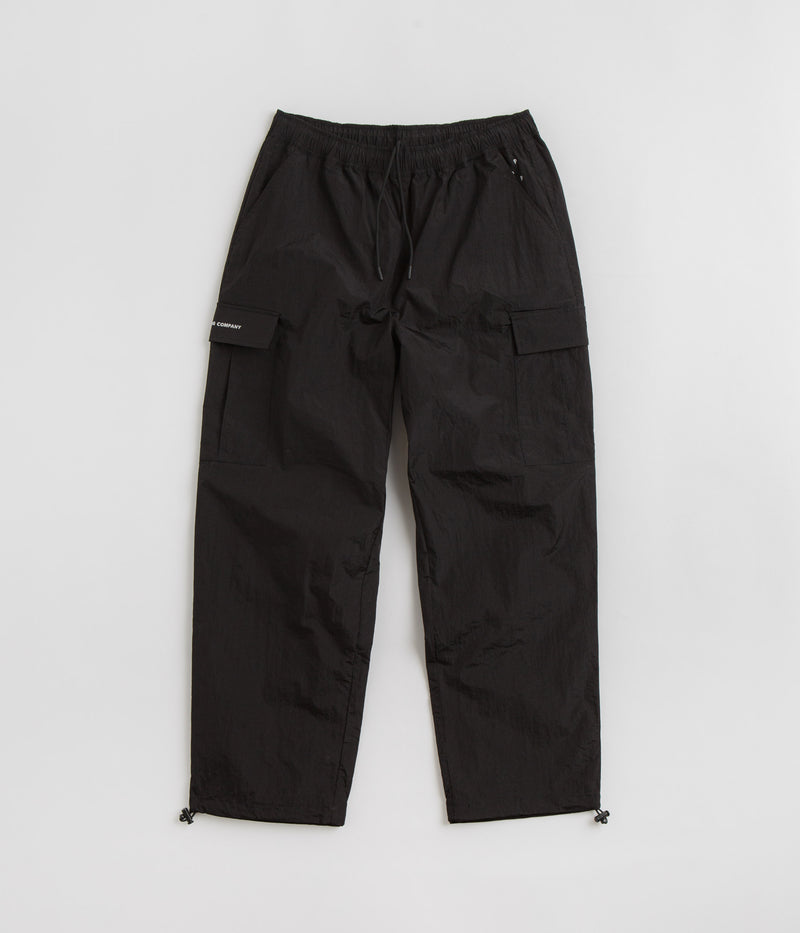 Pop Trading Company Cargo Track Pants in Black