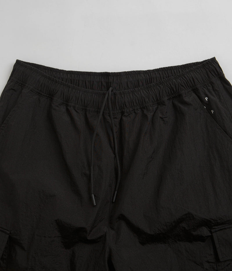 Pop Trading Company Cargo Track Pants in Black