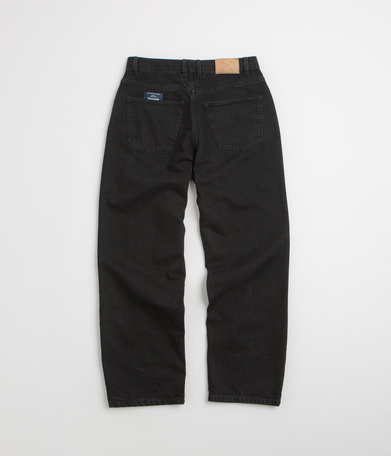 Pop Trading Company DRS Denim Seam Pants in Washed Black Denim