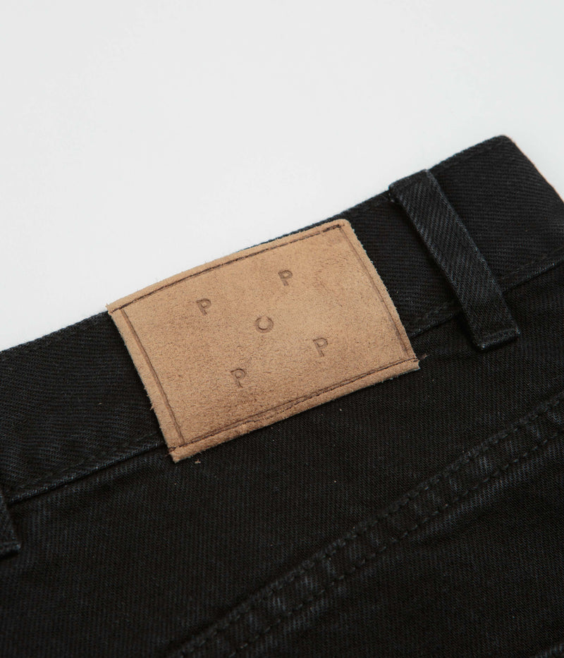 Pop Trading Company DRS Denim Seam Pants in Washed Black Denim