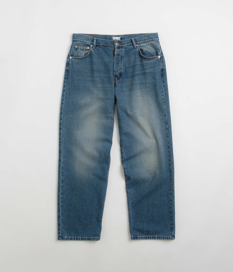 Pop Trading Company DRS Pants in Washed Denim