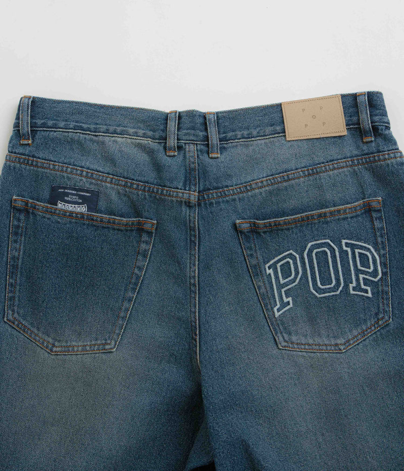 Pop Trading Company DRS Pants in Washed Denim