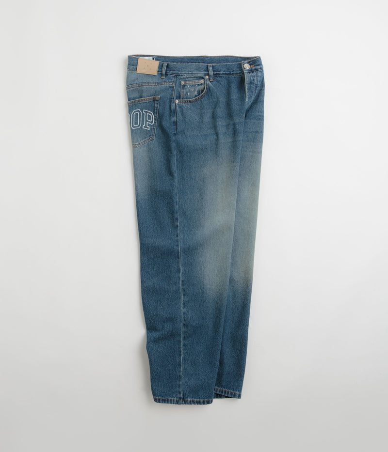 Pop Trading Company DRS Pants in Washed Denim