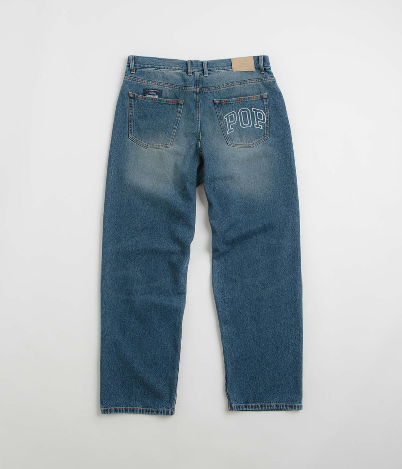 Pop Trading Company DRS Pants in Washed Denim