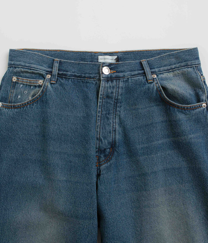 Pop Trading Company DRS Pants in Washed Denim