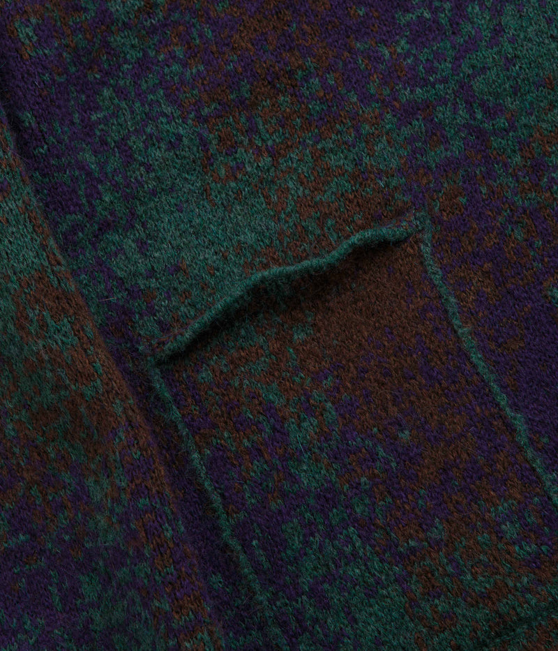 Pop Trading Company Knitted Cardigan in Multicolour and Multicolour