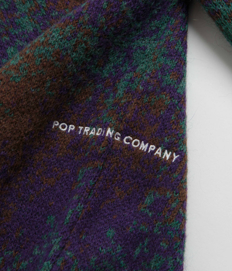 Pop Trading Company Knitted Cardigan in Multicolour and Multicolour