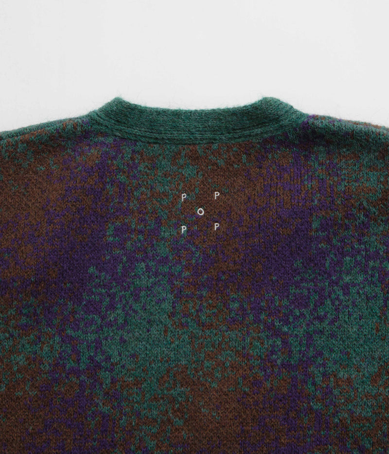 Pop Trading Company Knitted Cardigan in Multicolour and Multicolour