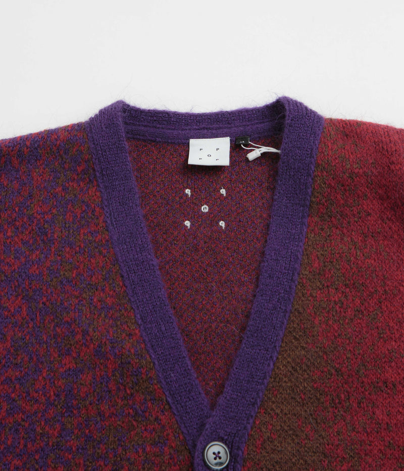 Pop Trading Company Knitted Cardigan in Multicolour