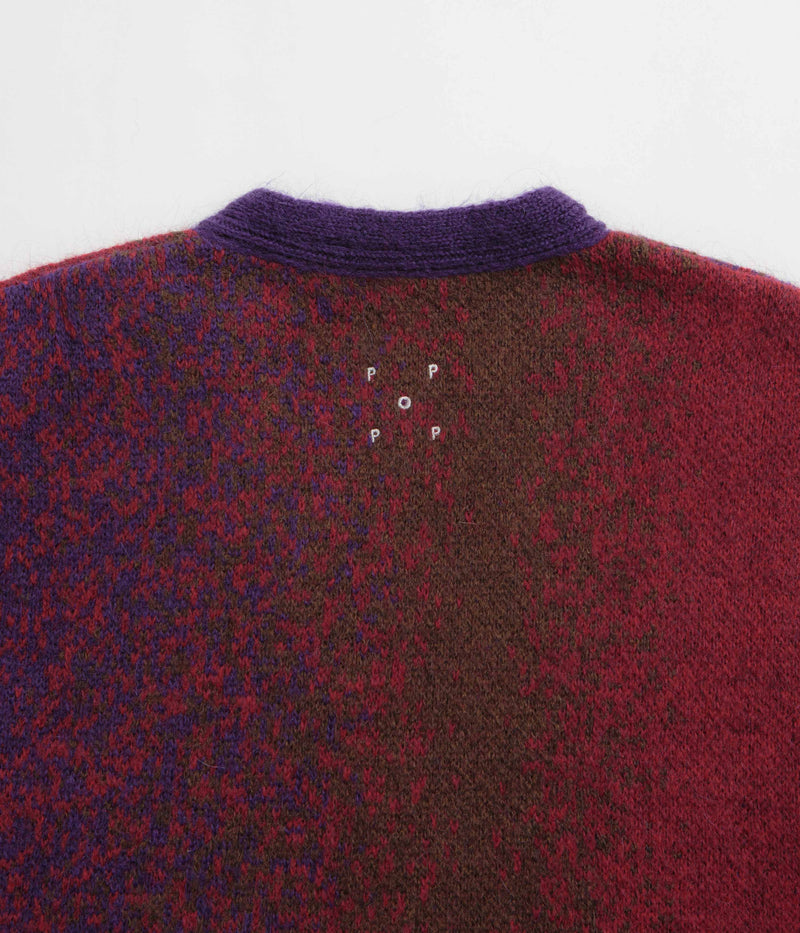 Pop Trading Company Knitted Cardigan in Multicolour