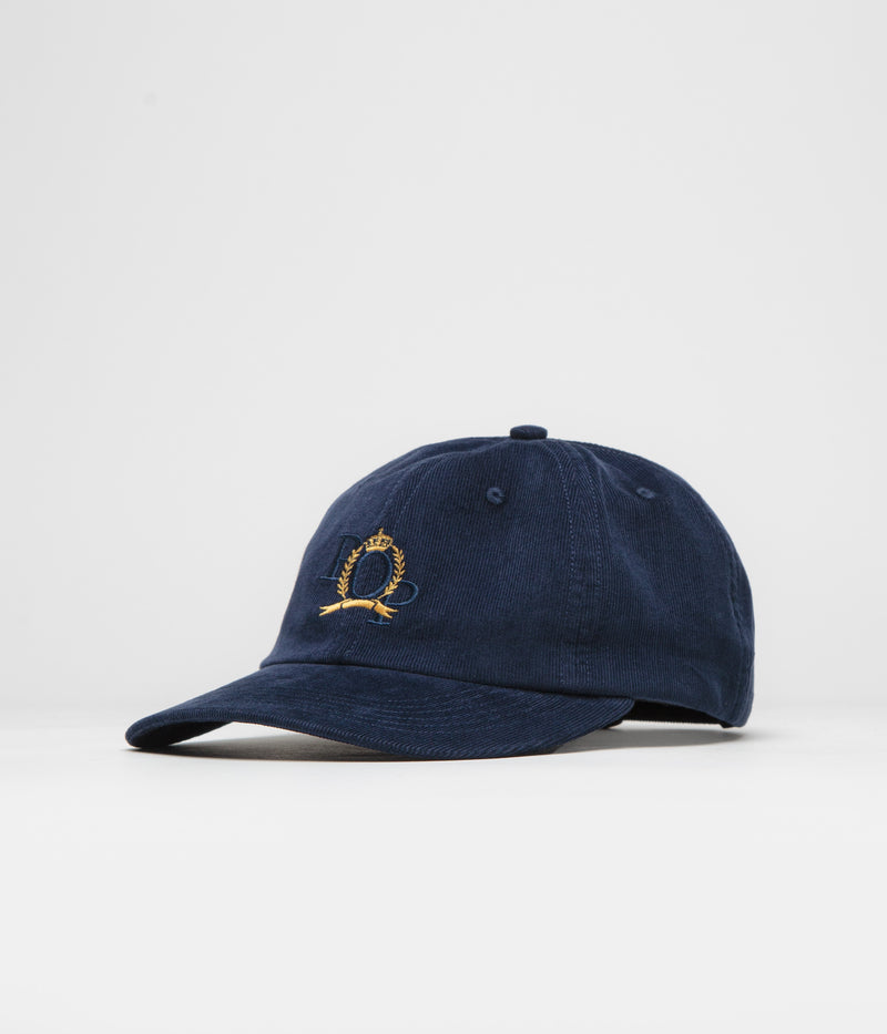 Pop Trading Company Minicord Crest Cap in Navy